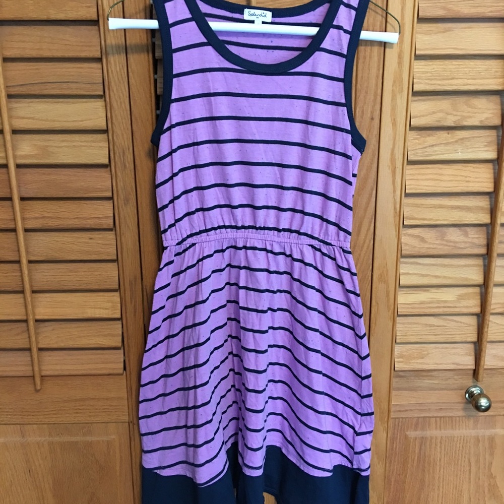 Striped Purple Dress